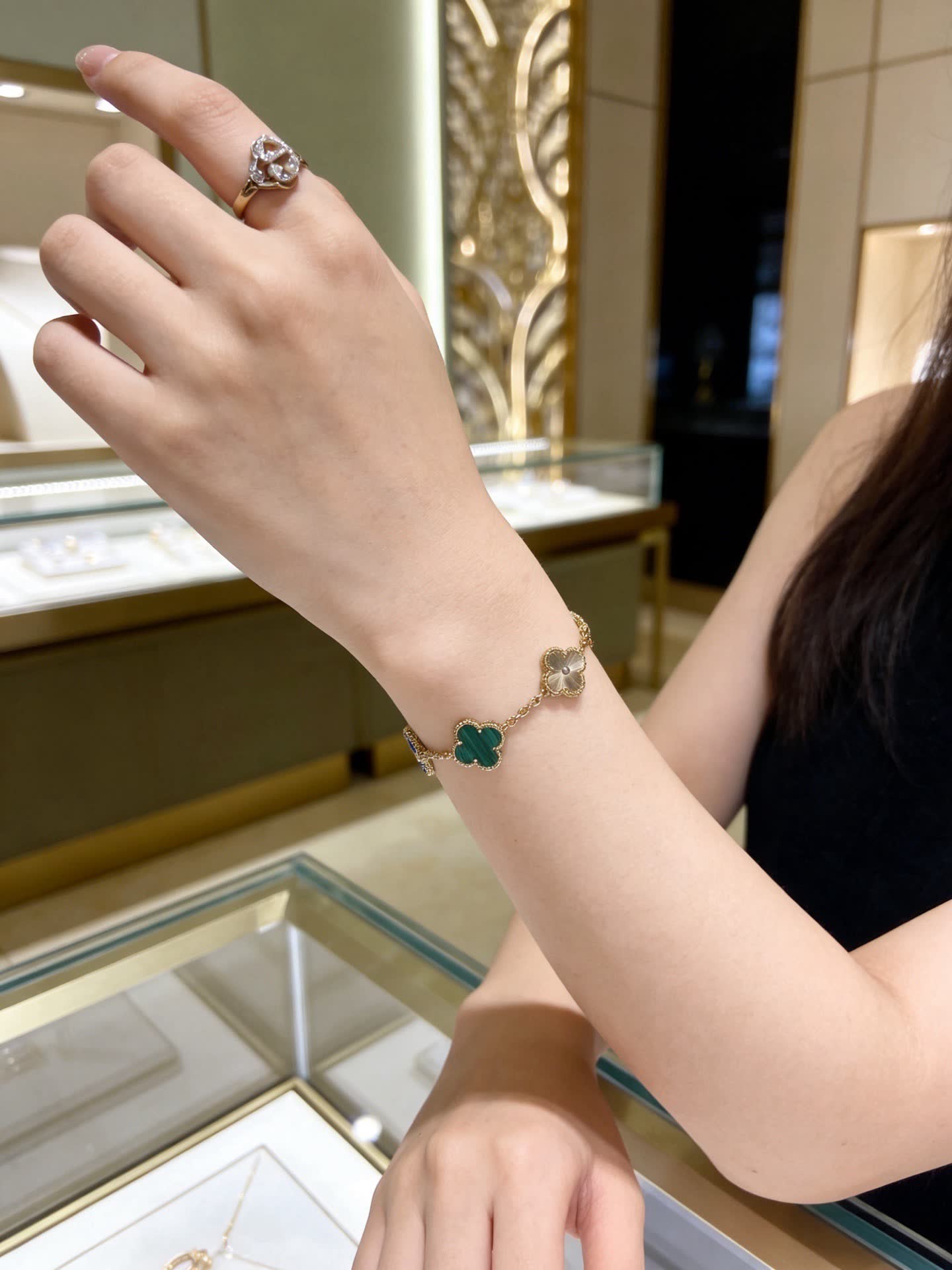 Van Cleef & Arpels Alhambra Multicolor Enamel Bracelet